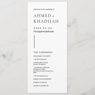 Elegantes minimalistisches modernes islamisches Ho Programm
