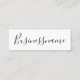 Elegantes minimalistisches modernes Schwarz-Weiß-D Treuekarte