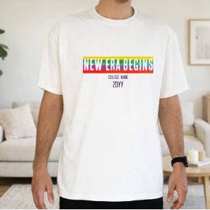 Elegantes Minimalistisches Neues Zeitalter Beginnt T-Shirt