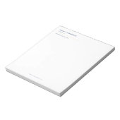 Elegantes, minimalistisches, professionelles Anwal Notizblock (Rotiert)