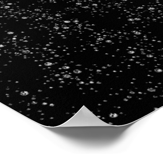 Elegantes Minimalistisches Red Bow Einfaches Menü Poster (Ecke)