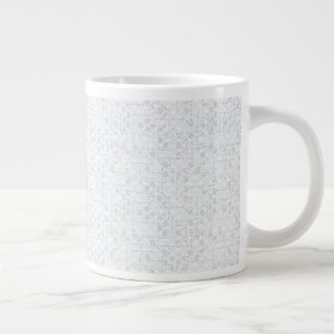 Elegantes minimalistisches Schuldesign Jumbo-Tasse