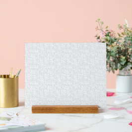 Elegantes minimalistisches Schulmuster Acrylschild