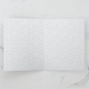 Elegantes minimalistisches Schulmuster Dankeskarte