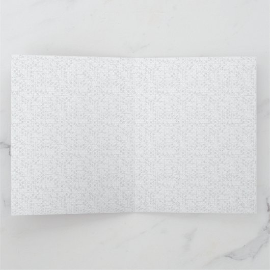 Elegantes minimalistisches Schulmuster Dankeskarte (Innenseite)