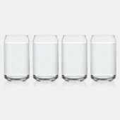 Elegantes minimalistisches Schulmuster Dosenglas (Hinten)