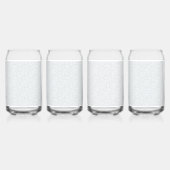 Elegantes minimalistisches Schulmuster Dosenglas (Vorderseite)