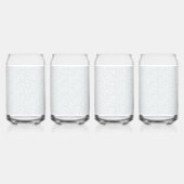 Elegantes minimalistisches Schulmuster Dosenglas (Links)
