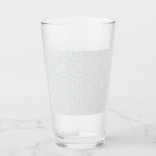 Elegantes minimalistisches Schulmuster Glas (Vorderseite)