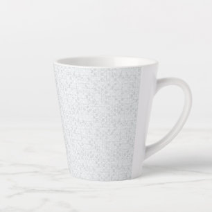 Elegantes minimalistisches Schulmuster Milchtasse