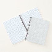 Elegantes minimalistisches Schulmuster Notizblock (Innenseite)
