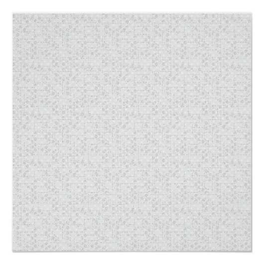 Elegantes minimalistisches Schulmuster Poster (Vorderseite)