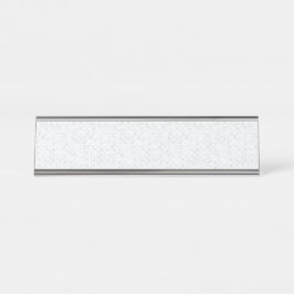 Elegantes minimalistisches Schulmuster Schreibtischnamensplakette
