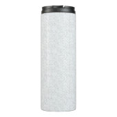 Elegantes minimalistisches Schulmuster Thermosbecher (Rückseite)