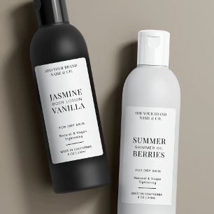 Elegantes, Minimalistisches Schwarz-weißes Cosmo-F Aufkleber