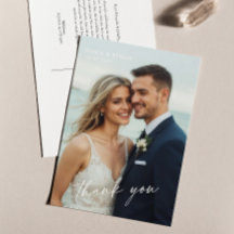 Elegantes Minimalistisches Script Foto Hochzeit Po