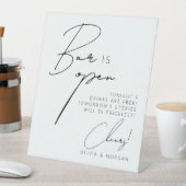 Elegantes Minimalistisches Script Funny Wedding Dr Sockelschild (In Situ)