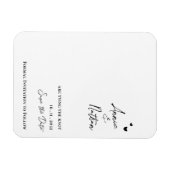 Elegantes Minimalistisches Skript, das die Knot Ho Magnet (Horizontal)