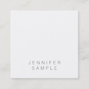 Elegantes Minimalistisches Template Beruflich Chic Quadratische Visitenkarte
