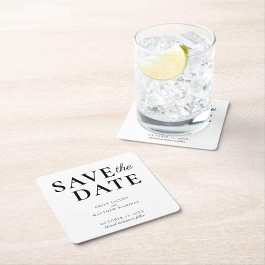 Elegantes Minimalistisches traditionelles Skript S Rechteckiger Pappuntersetzer (Vor Ort)