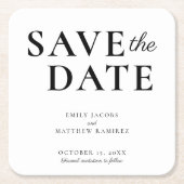 Elegantes Minimalistisches traditionelles Skript S Rechteckiger Pappuntersetzer (Vorderseite)