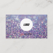 Elegantes Minimalistisches trendy Modern Logo Visitenkarte (Rückseite)