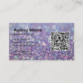 Elegantes Minimalistisches trendy Modern Logo Visitenkarte (Vorderseite)