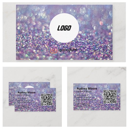 Elegantes Minimalistisches trendy Modern Logo Visitenkarte