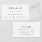 Elegantes Minimalistisches Treuhandschreiben Visitenkarte (Vorne/Hinten)