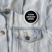 Elegantes, Minimalistisches und schlankes schwarze Button (Beispiel)