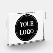 Elegantes, Minimalistisches und schlankes schwarze Fotoblock (Links)