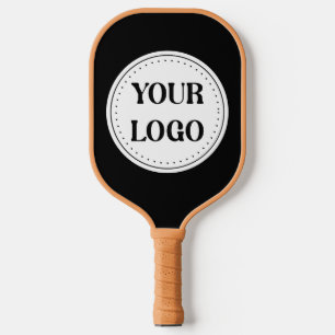 Elegantes, Minimalistisches und schlankes schwarze Pickleball Schläger