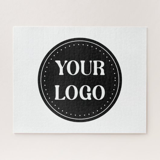 Elegantes, Minimalistisches und schlankes schwarze Puzzle (Horizontal)