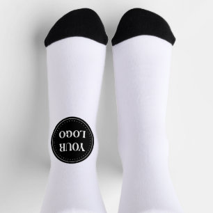 Elegantes, minimalistisches und schlankes schwarze socken