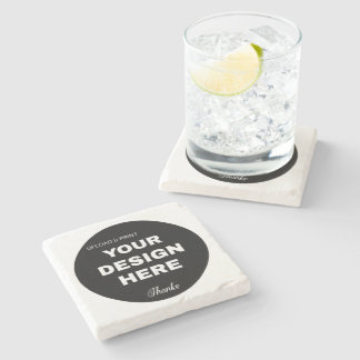 Elegantes, Minimalistisches und schlankes schwarze Steinuntersetzer