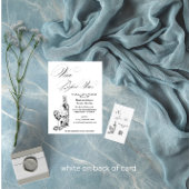 Elegantes Minimalistisches Vino Rodelbahn mit Auss Einladung