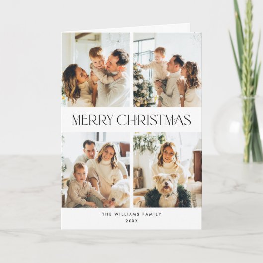 Elegantes Minimalistisches Weihnachten 6 Foto (Vorderseite)