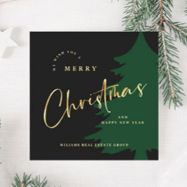 Elegantes Minimalistisches Weihnachts-Corporate Go Feiertagskarte