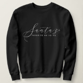 Elegantes Minimalistisches Weihnachts-Sweatshirt Sweatshirt (Design vorne)