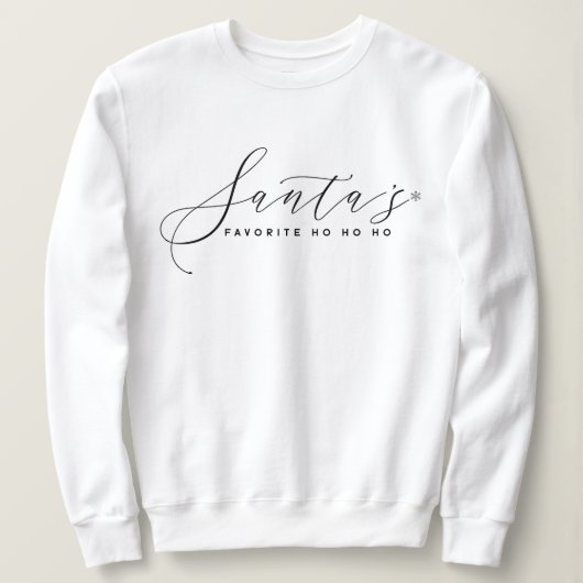 Elegantes Minimalistisches Weihnachts-Sweatshirt Sweatshirt (Design vorne)
