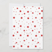 Elegantes Minimalistisches Weihnachtsfest Party Einladung (Rückseite)