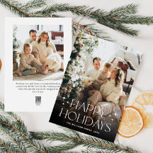 Elegantes Minimalistisches Weihnachtsgrüßen 2 Foto