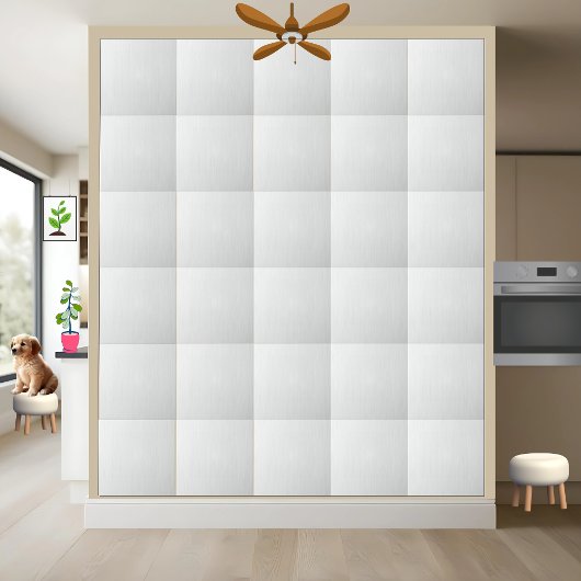 Elegantes Minimalistisches Weißholzkörnchen Fliese