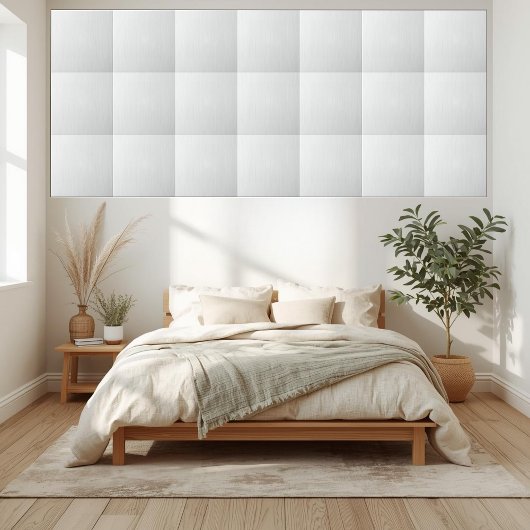 Elegantes Minimalistisches Weißholzkörnchen Fliese