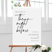 Elegantes Minimum Der Empfang vor der Probe Poster