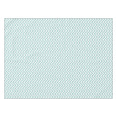 Elegantes Mint Chevrons Muster Tischdecke (Vorderseite (Horizontal))