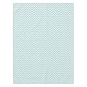 Elegantes Mint Chevrons Muster Tischdecke (Vorderseite)