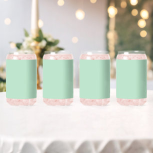 Elegantes mintgrünes Glas-Set nach Maß Dosenglas