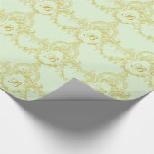 Elegantes mit Filigran geschmücktes Geschenkpapier (Ecke)