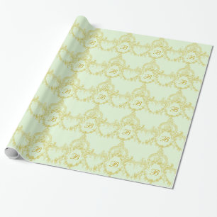 Elegantes mit Filigran geschmücktes Geschenkpapier